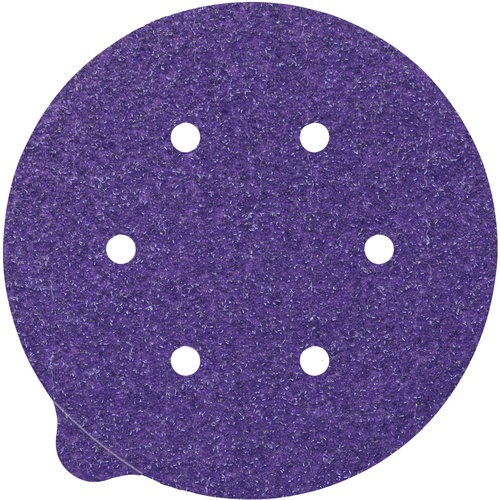 3M™ Cubitron™ II Stikit™ Paper Disc 732U, 80+ C-weight, 6 in x NH, D/F
6HL, Linered w/Tab, Die 600HZ, 50 per inner, 250 per case