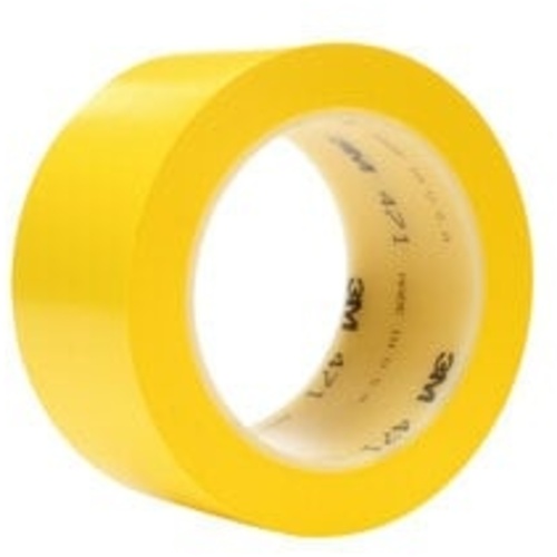 3M Vinyl Tape 471 Yellow 2″ × 36 yd 5.2 mil 
Individually Wrapped Conveniently Packaged