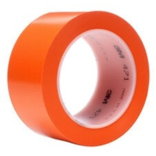 3M Vinyl Tape 471 Orange 1″ × 36 yd 5.2 mil 
Individually Wrapped Conveniently Packaged