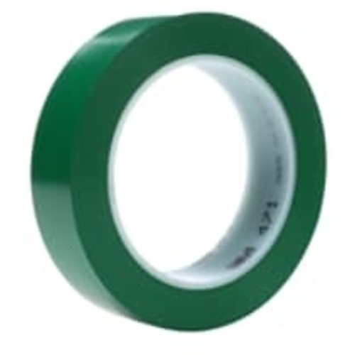3M Vinyl Tape 471 Green 1″ × 36 yd 5.2 mil 
Individually Wrapped Conveniently Packaged