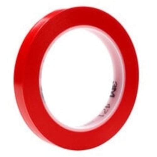 3M Vinyl Tape 471 Red 1/2″ × 36 yd 5.2 mil 
Individually Wrapped Conveniently Packaged