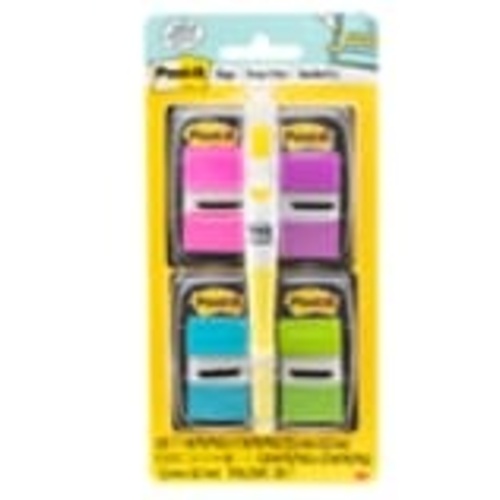 Post-it Flags 680-PPBGVA 1″ × 1.7″ (25 4 mm × 43 2 mm) Assorted