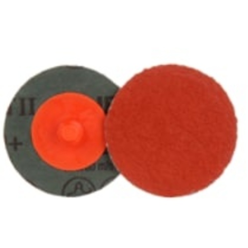 3M™ Cubitron™ II Roloc™ Fibre Disc 987C, 60+, TR, 2 in, Die R200P, 50
per inner, 200 per case