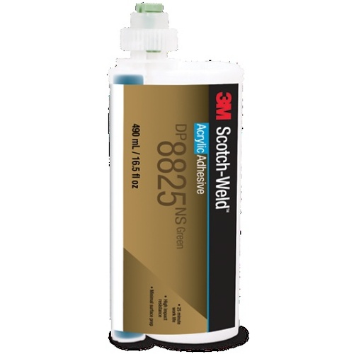 3M Scotch-Weld Low Odor Acrylic Adhesive DP8825NS Green 490 mL Duo-Pak