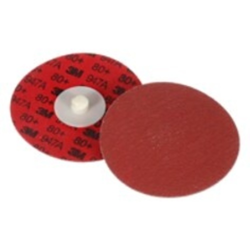 3M™ Cubitron™ II Roloc™ Durable Edge Disc 947A, 80+, X-weight, TR,
Maroon, 4 in, Die R400BB, 25 per inner, 100 per case