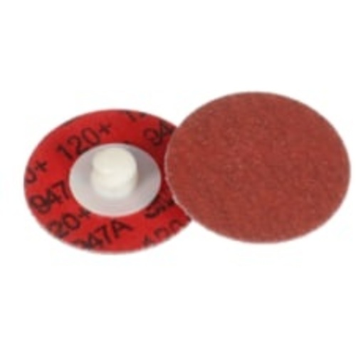 ‎3M™ Cubitron™ II Roloc™ Durable Edge Disc 947A, 120+, X-weight, TR,
Maroon, 1-1/2 in, Die R150S, 50 per inner, 200 per case
