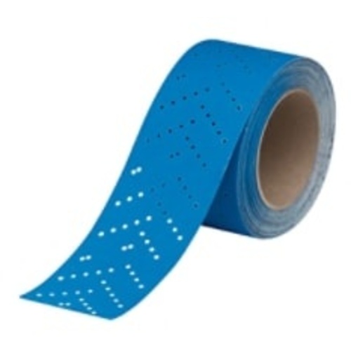 3M Hookit Blue Abrasive Sheet Roll Multi-hole 36189 120 2.75″ × 13 yd