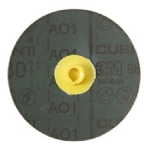 3M™ Cubitron™ II Roloc™ Fibre Disc 987C, 80+, TS, 4 in, Die RS400BB, 25
per inner, 100 per case