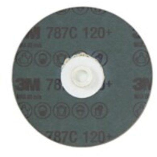 3M™ Roloc™ Fibre Disc 787C, 120+, TS, 4 in, Die RS400BB, 25 per inner,
100 per case