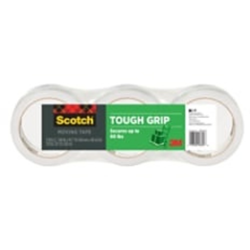 ‎Scotch Tough Grip Moving Packaging Tape 3500-40-3 1.88″ × 43.7 yd (48 mm × 40 m)