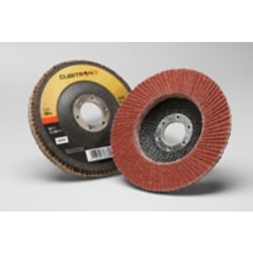 3M Cubitron II Flap Disc 969F 80+ T27 5″ × 7/8″