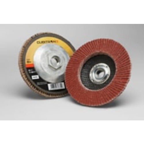 ‎3M Cubitron II Flap Disc 969F 80+ T27 Quick Change 4-1/2″ × 5/8″-11