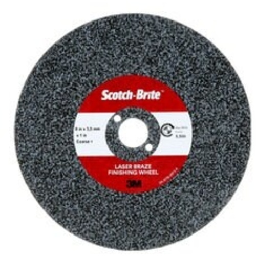 Scotch-Brite Laser Braze Finishing Wheel 8″ × 3.5mm × 1″