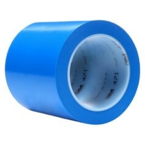 3M Vinyl Tape 471 Blue 6″ × 36 yd 5.2 mil