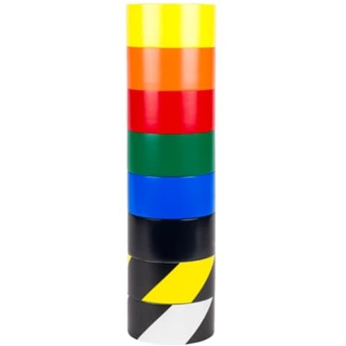 3M Vinyl Tape Safety and 5S Color Coding Pack 1 pack per case (8 rolls
per pack)