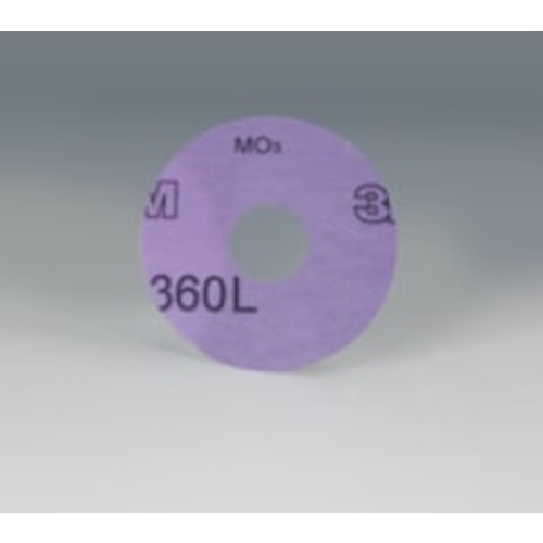 3M™ Hookit™ Film Disc 360L, P600, 3 in × 7/8 in, Die 300M, 100 per
inner, 1000 per case