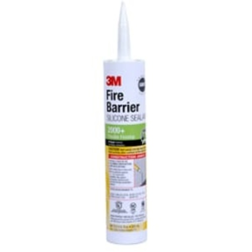 3M Fire Barrier Silicone Sealant 2000+ Gray 10.3 fl oz Cartridge