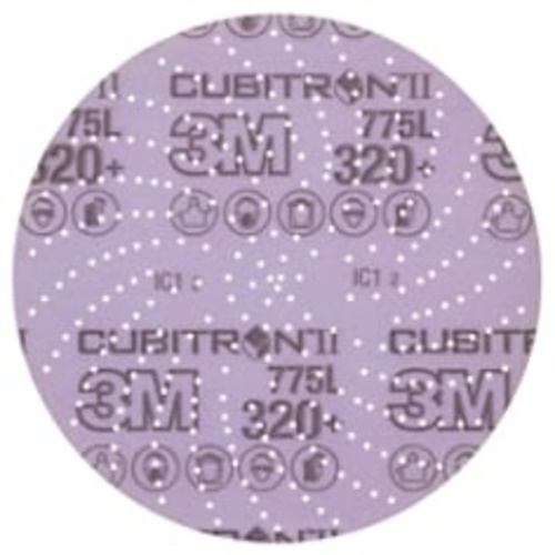 3M Xtract™ Cubitron™ II Film Disc 775L, 320+, 6 in, Die 600LG, 50/Inner,
250 ea/Case