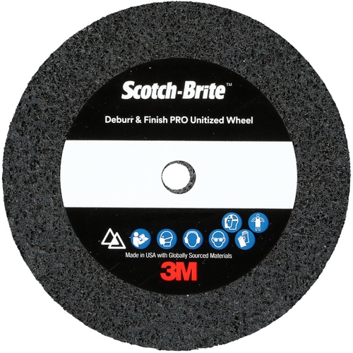 Scotch-Brite Deburr and Finish PRO Unitized Wheel 2″ × 1/4″ × 1/4″ 2S FIN