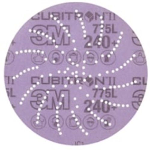 3M Xtract™ Cubitron™ II Film Disc 775L, 240+, 5 in, Die 500LG, 50/Inner,
250 ea/Case