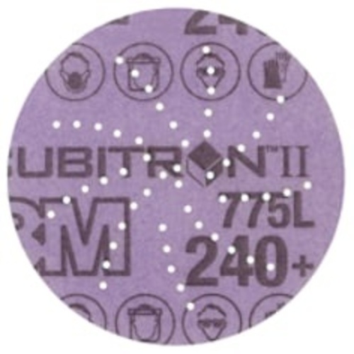 3M Xtract™ Cubitron™ II Film Disc 775L, 240+, 3 in, Die 300DS, 50/Inner,
250 ea/Case