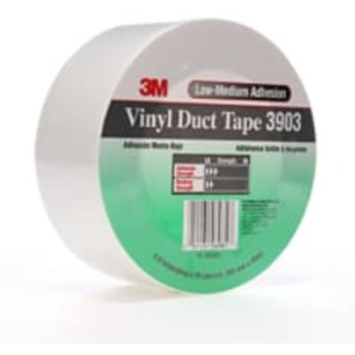 3M Vinyl Duct Tape 3903 White 2″ × 50 yd 6.5 mil 2 
Individually Wrapped Conveniently Packaged