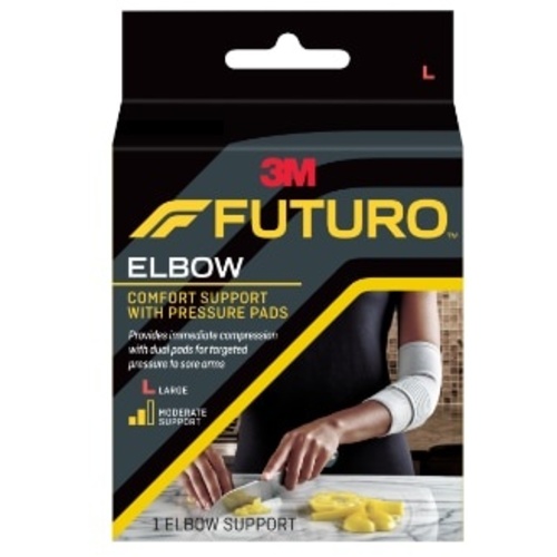 FUTURO Comfort Elbow with Pressure Pads 47863ENR Large