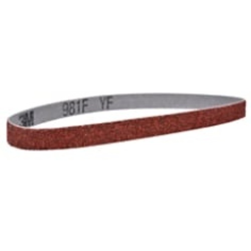 3M Cubitron II Cloth Belt 981F 4 × 132″ 60+ YF-weight Film-lok