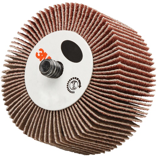 ‎3M Flap Wheel 244D Type 83 1-1/2″ × 1/2″ × 1/4″ 60 X-weight