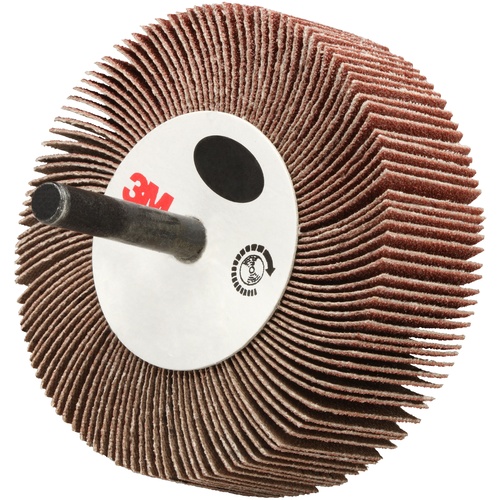 3M Flap Wheel 244D Type 83 3″ × 1″ × 1/4″ 80 X-weight
