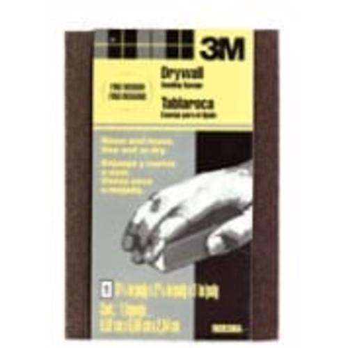 3M Drywall Sanding Sponge 9093DC Dual Grit Block 3 3/4″ × 2 5/8″ × 1″ Fine/Medium