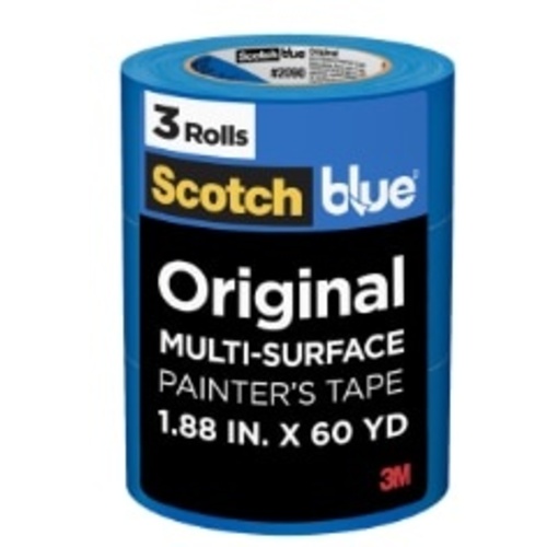 ‎ScotchBlue Original Painter's Tape 2090-48EP3 1.88″ × 60 yd (48mm × 54 8m)
