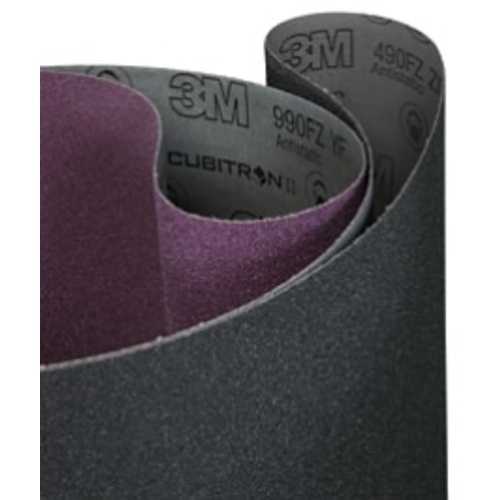 3M SiC Cloth Belt 490FZ P100 YF-weight 64″ × 128″ Film-lok Single-flex
