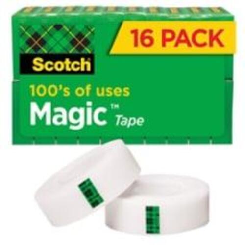Scotch Magic Tape 810K16 3/4″ × 1000″ (19 mm × 25 4 M)