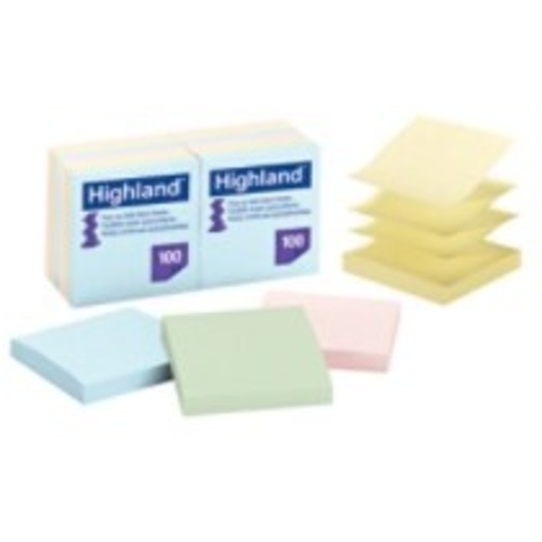 Highland Pop-up Self Stick Notes 6549-PuA 3″ × 3″