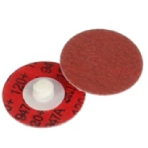 3M™ Cubitron™ II Roloc™ Durable Edge Disc 947A, 120+ X-weight, TR, 1 in,
Die Q100N, 50 per inner, 200 per case
