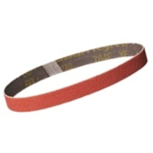 3M Cubitron ll Cloth Belt 784F 36+ YF-weight 1/2″ × 24″ Fabri-lok 45 Degree Angle Single-flex