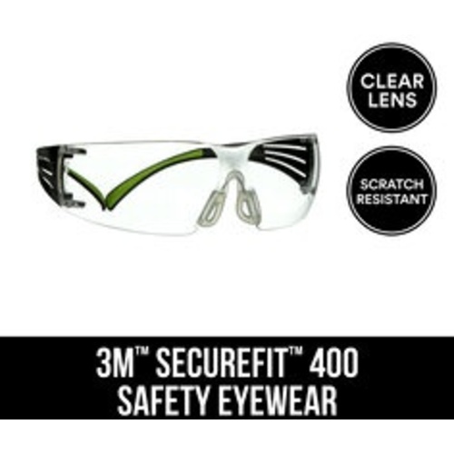 ‎3M SecureFit 400 Eye Protection SF400C-WV-6-PS Clear Anti-Fog