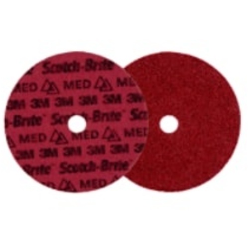 Scotch-Brite™ Precision Surface Conditioning Disc, PN-DH, Medium, 7 in × 7/8 in, 25 ea/Case