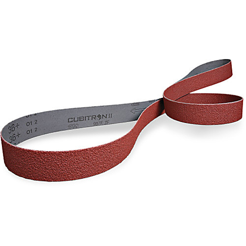 ‎3M Cubitron II Cloth Belt 997F 36+ ZF-weight 5-13/16″ × 132″ Film-lok Single-flex