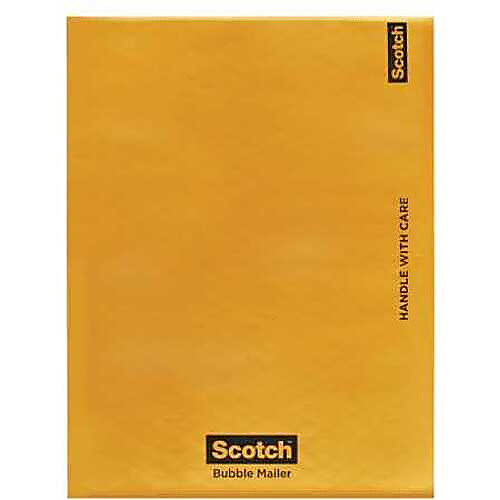 ‎Scotch Bubble Mailer 7974-25-CS 9.5″ × 13.5″ Size #4 25 pk