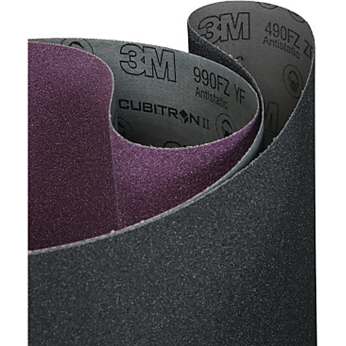3M Cubitron II Cloth Belt 990FZ 36+ ZF-weight 67″ × 110″ Film-