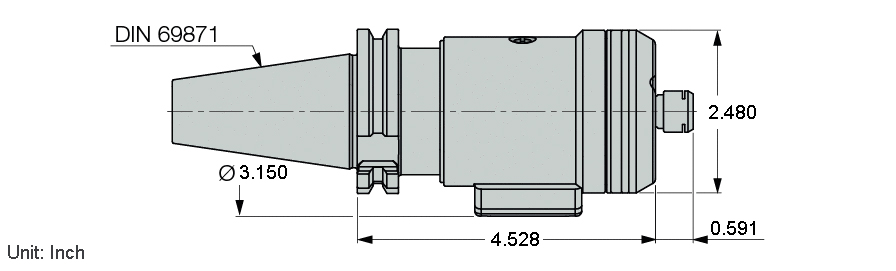 TJS 30K DIN69871&nbsp;40R