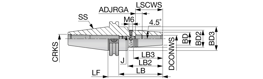 CAT50FCSRKIN3/4X4.00