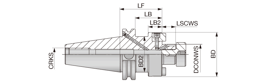 CAT40SEM1-1/4X2.125C