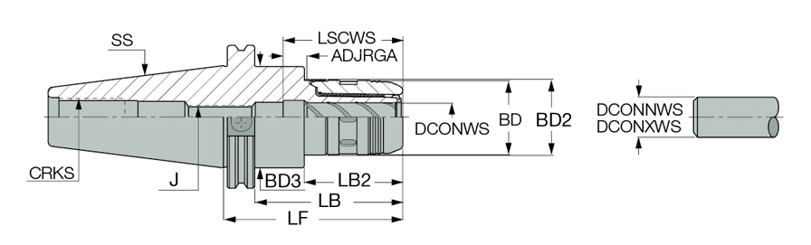 CAT50 TUNGMAX 1-1/4X4.05B
