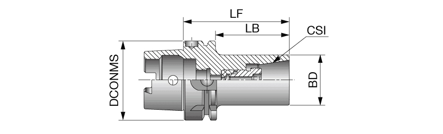 HSK A 100 ER32 CLICK-IN