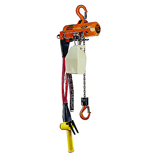Air Chain Hoist 500 lb Cap 10 Ft Lift