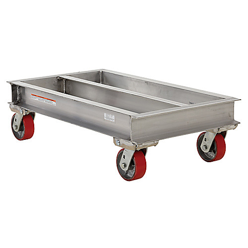 Aluminum Channel Dolly 2000 lb 24W × 36L