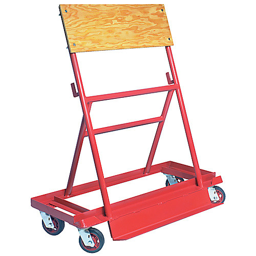 A-Frame Steel Truck Rubber Casters 22.75 × 42.625
